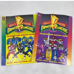 Mighty Morphin Power Rangers Coloring Activity Book‎ Mazes Dot-To-Dots